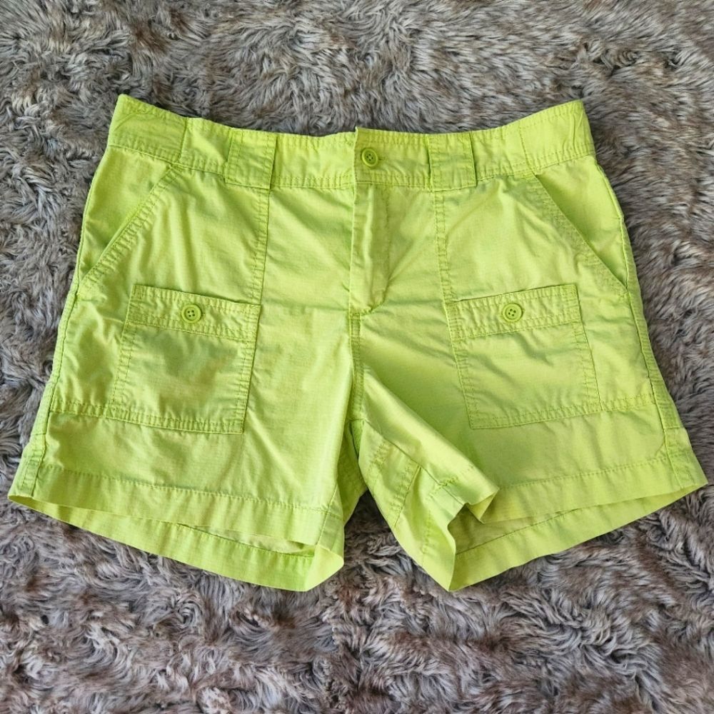 Gap Cotton Blend Lime Green Shorts Women's Size 4
